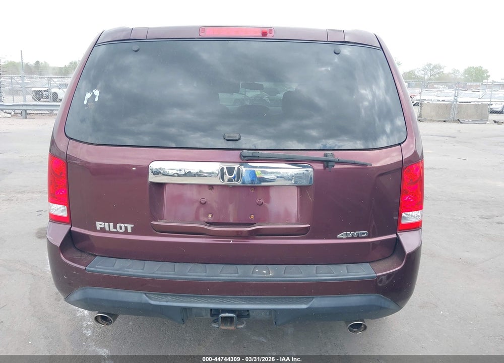 2012 HONDA PILOT EX-L VIN: 5FNYF4H58CB048134