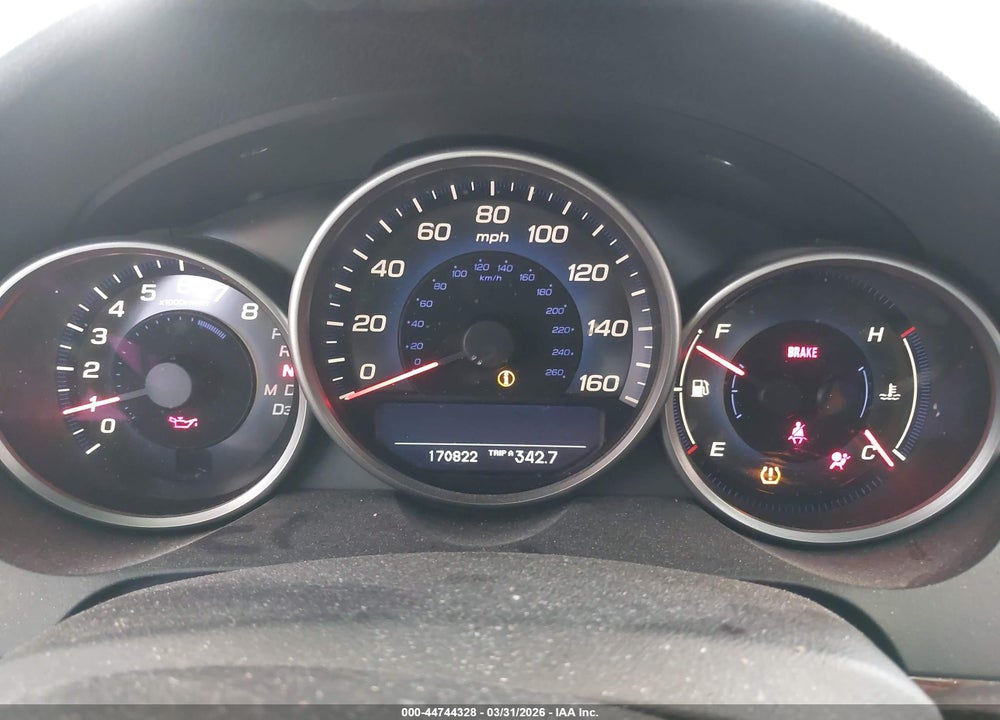 2007 ACURA RL 3.5 VIN: JH4KB16667C000791