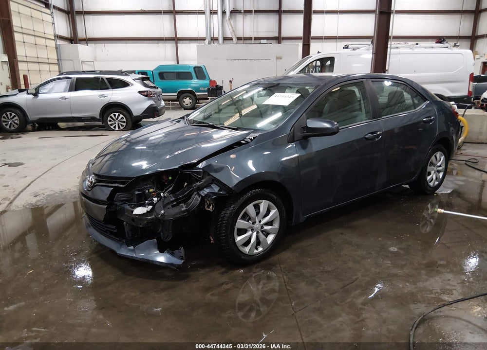 2016 TOYOTA COROLLA LE VIN: 2T1BURHEXGC534432