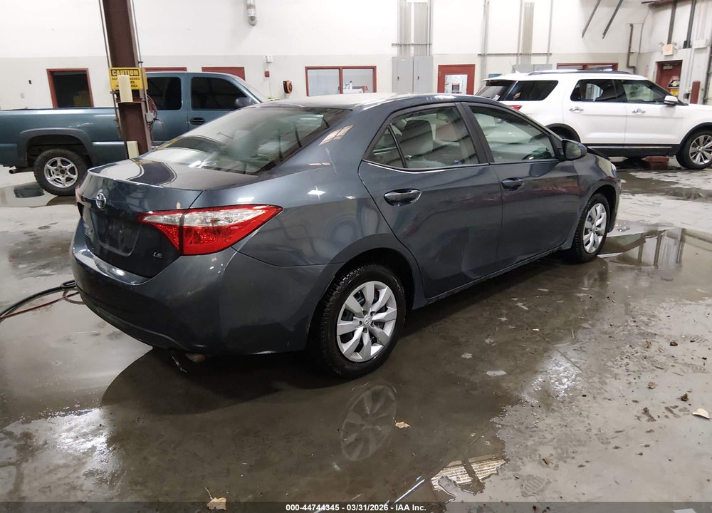 2016 TOYOTA COROLLA LE VIN: 2T1BURHEXGC534432