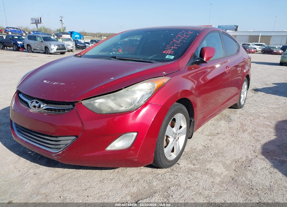 2013 HYUNDAI ELANTRA GLS VIN: 5NPDH4AE1DH388635