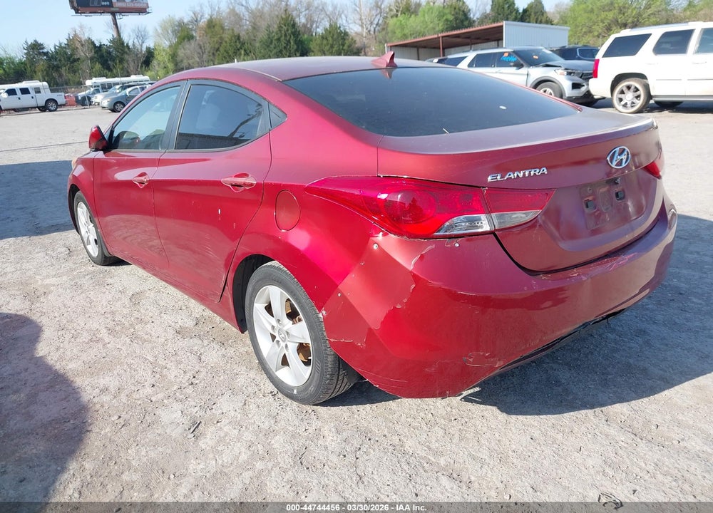2013 HYUNDAI ELANTRA GLS VIN: 5NPDH4AE1DH388635