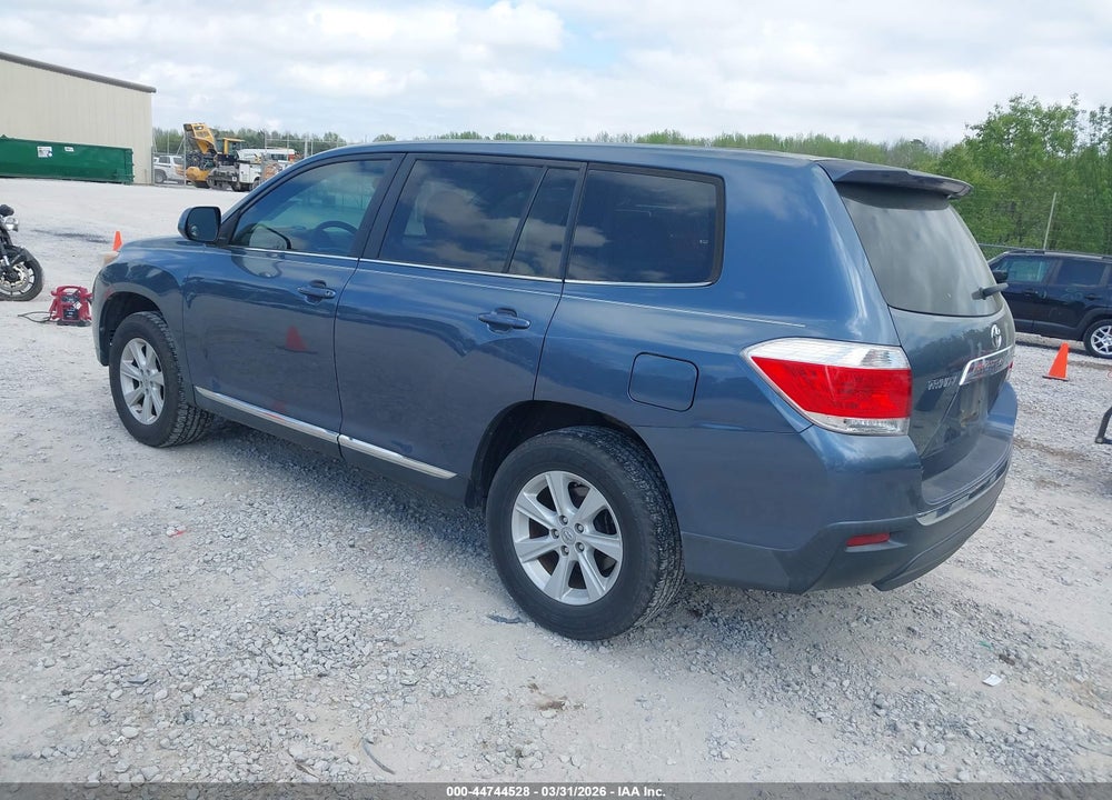2013 TOYOTA HIGHLANDER VIN: 5TDZA3EH7DS038347