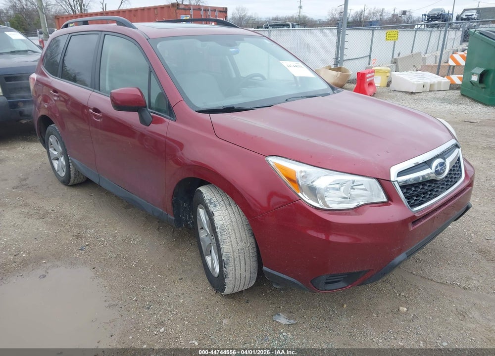 2015 SUBARU FORESTER 2.5I PREMIUM VIN: JF2SJAGC1FH520747