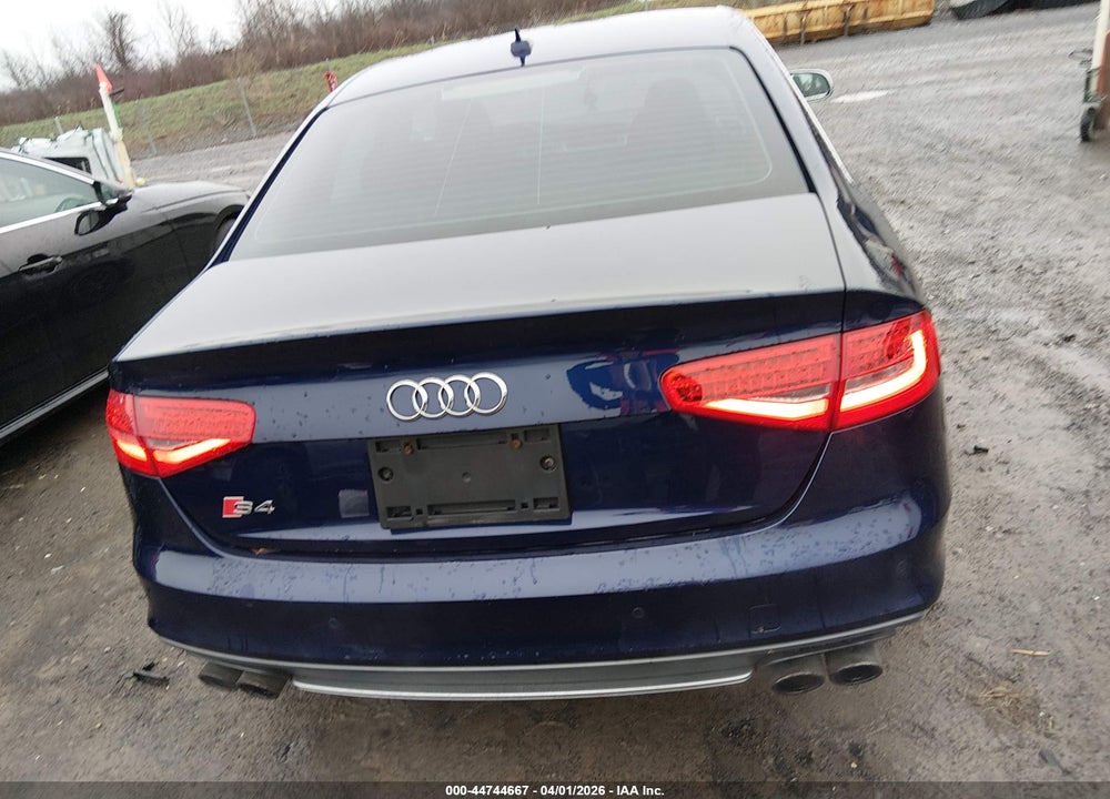 2013 AUDI S4 3.0T PREMIUM PLUS VIN: WAUBGAFL3DA105267