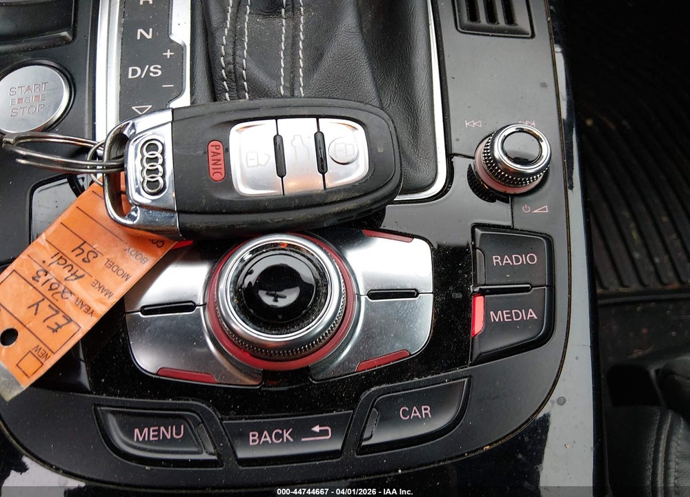 2013 AUDI S4 3.0T PREMIUM PLUS VIN: WAUBGAFL3DA105267