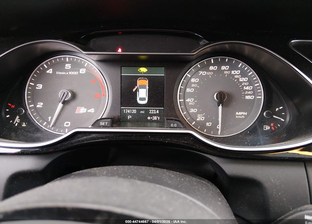 2013 AUDI S4 3.0T PREMIUM PLUS VIN: WAUBGAFL3DA105267