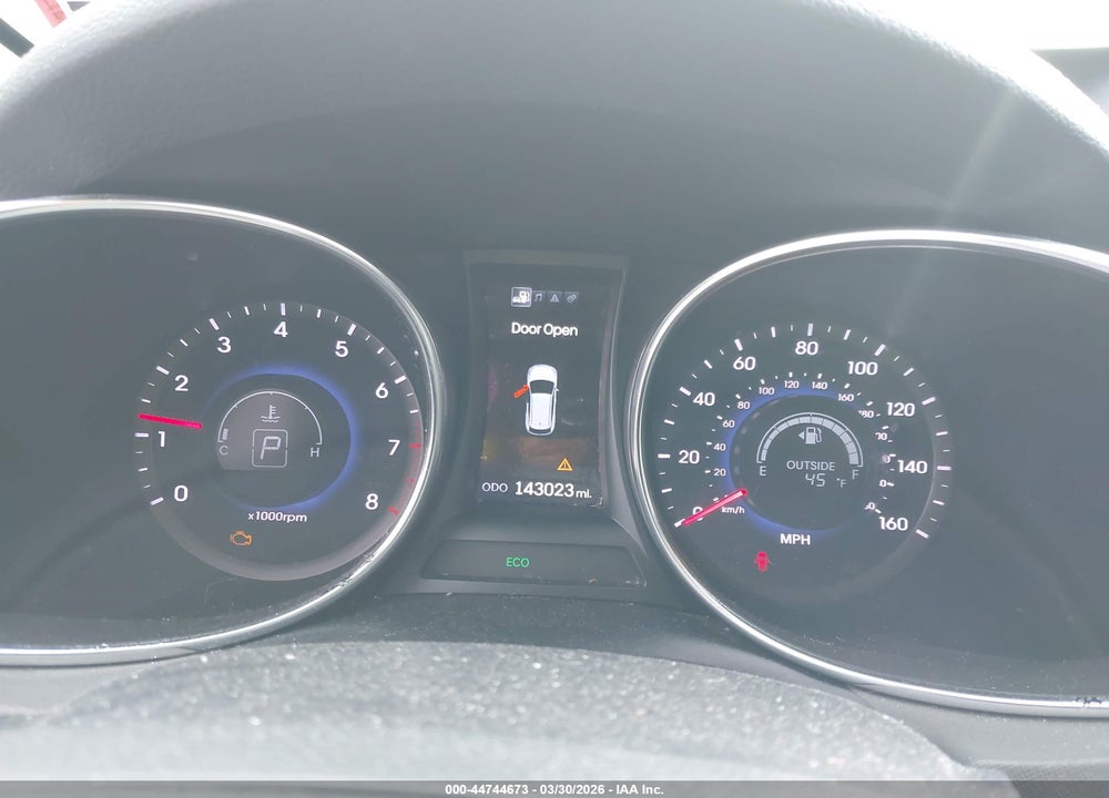 2013 HYUNDAI SANTA FE SPORT 2.0T VIN: 5XYZU3LA8DG002869