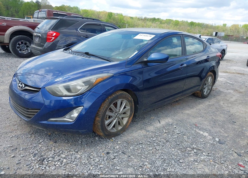 2016 HYUNDAI ELANTRA SE VIN: 5NPDH4AE3GH718165