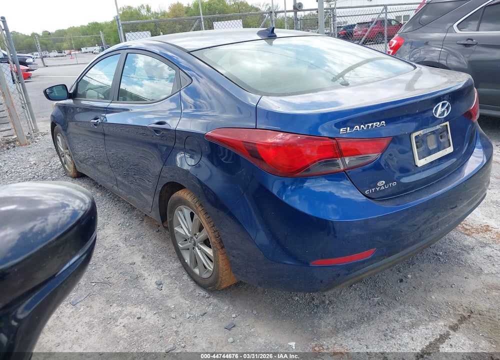 2016 HYUNDAI ELANTRA SE VIN: 5NPDH4AE3GH718165