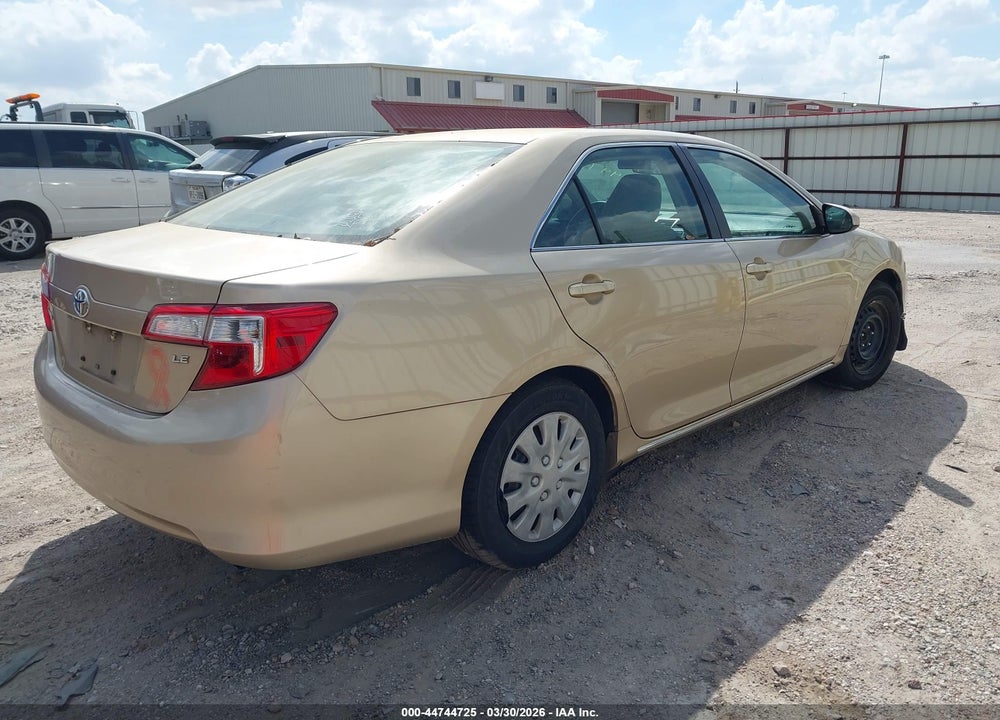 2012 TOYOTA CAMRY LE VIN: 4T1BF1FK6CU062145