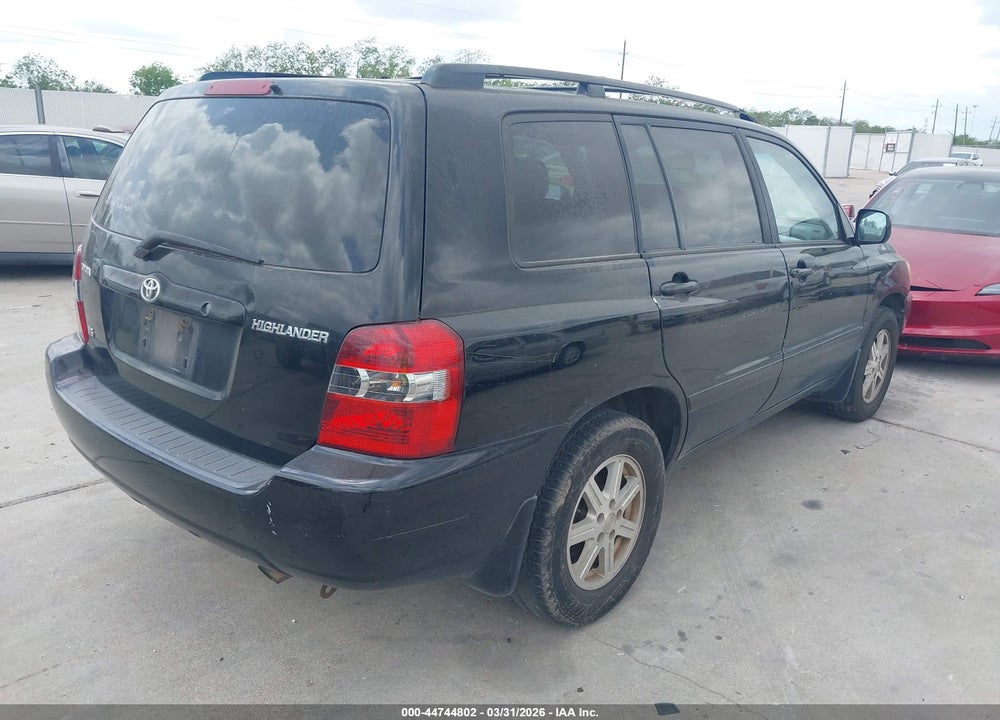 2005 TOYOTA HIGHLANDER V6 VIN: JTEDP21A550049522