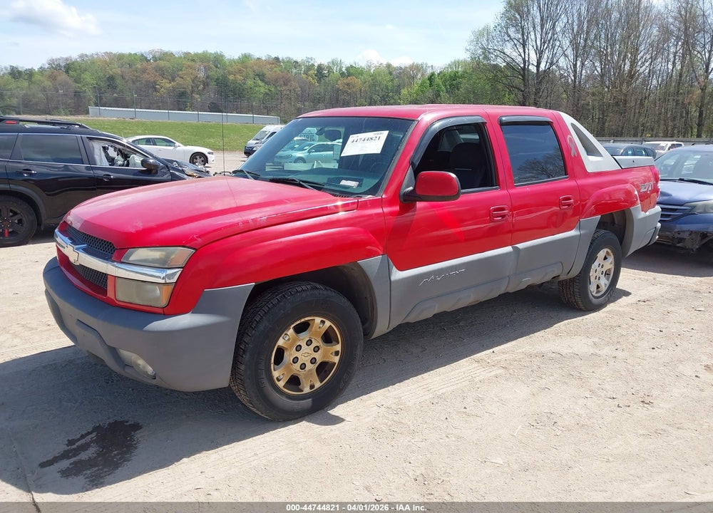 2002 CHEVROLET AVALANCHE 1500 VIN: 3GNEK13T42G147830
