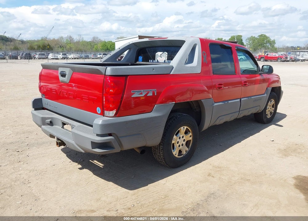 2002 CHEVROLET AVALANCHE 1500 VIN: 3GNEK13T42G147830