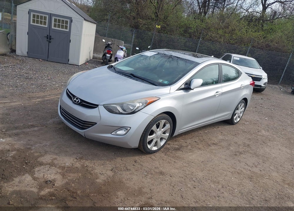 2011 HYUNDAI ELANTRA LIMITED VIN: 5NPDH4AE3BH046410