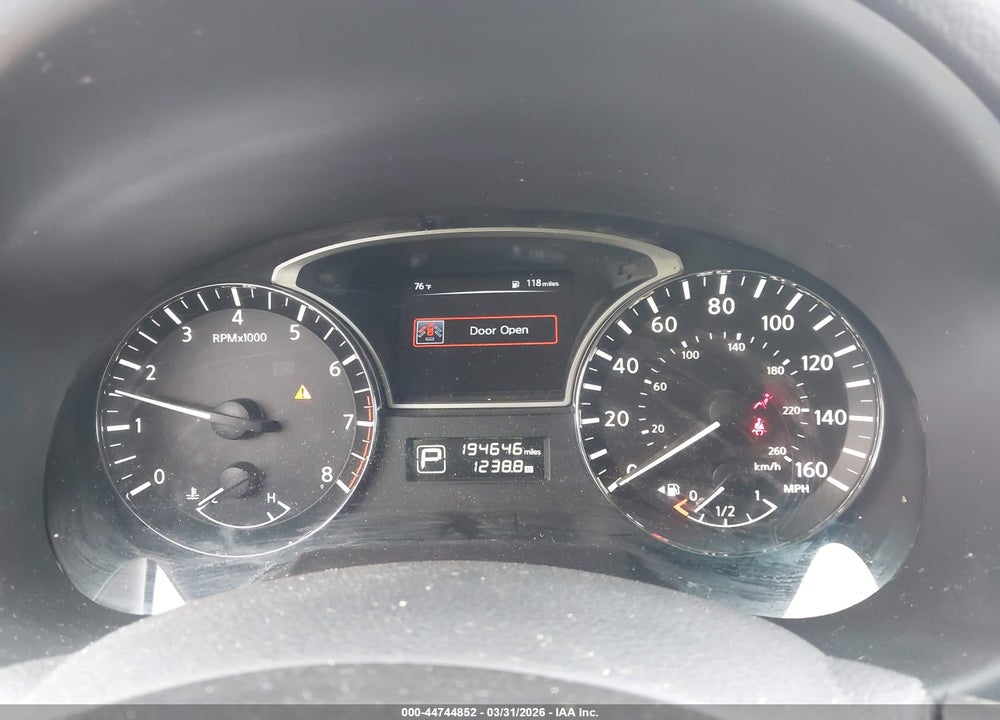 2015 NISSAN ALTIMA 2.5/2.5 S/2.5 SL/2.5 SV VIN: 1N4AL3AP6FC272526