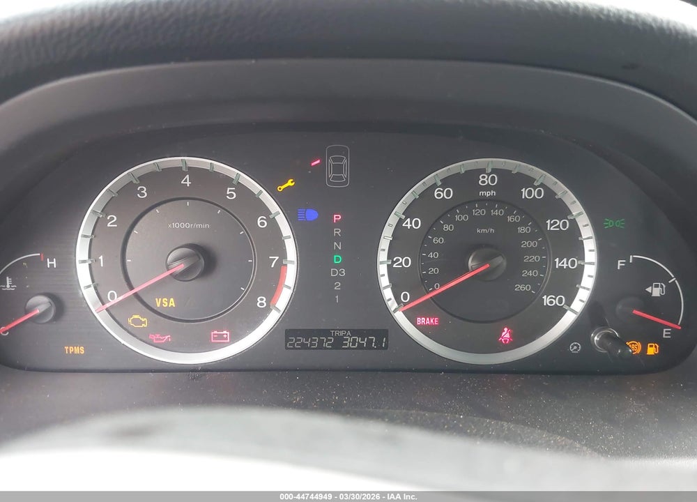 2008 HONDA ACCORD 2.4 EX VIN: 1HGCS127X8A011389