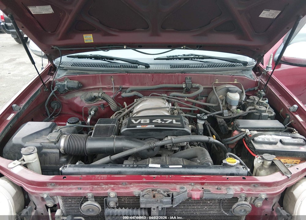 2000 TOYOTA TUNDRA SR5 V8 VIN: 5TBRT341XYS029414