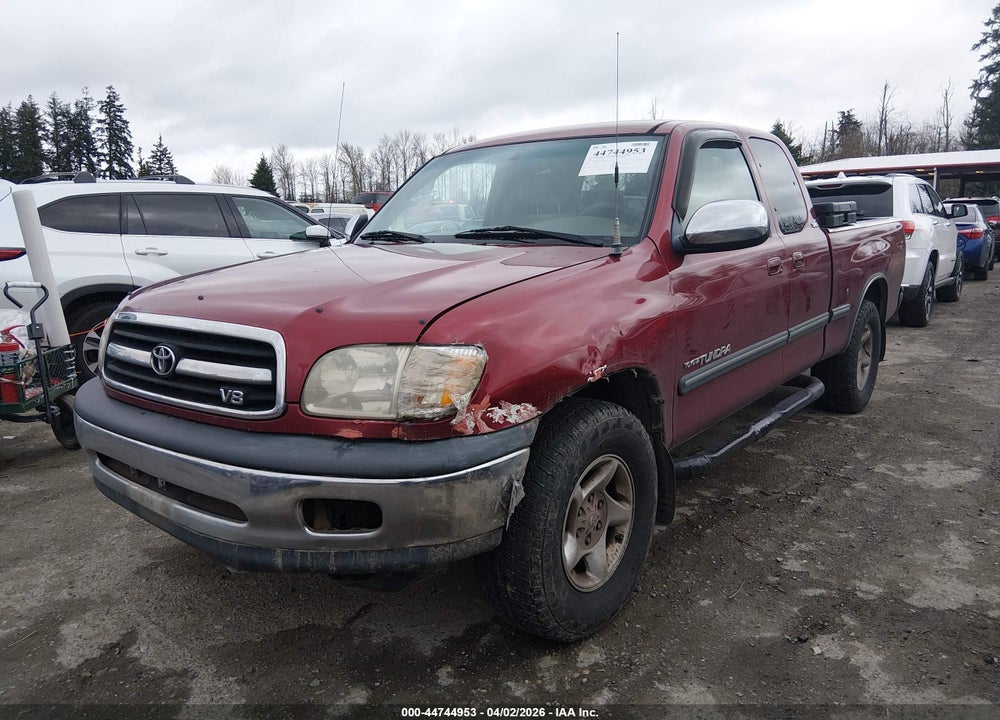 2000 TOYOTA TUNDRA SR5 V8 VIN: 5TBRT341XYS029414