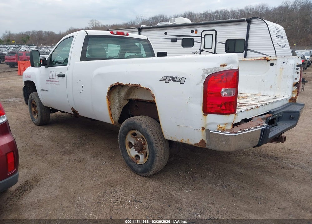 2009 CHEVROLET SILVERADO 2500HD WORK TRUCK VIN: 1GCHK44K49E110386