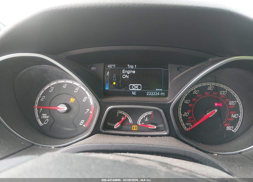 2014 FORD FOCUS ST VIN: 1FADP3L90EL365962