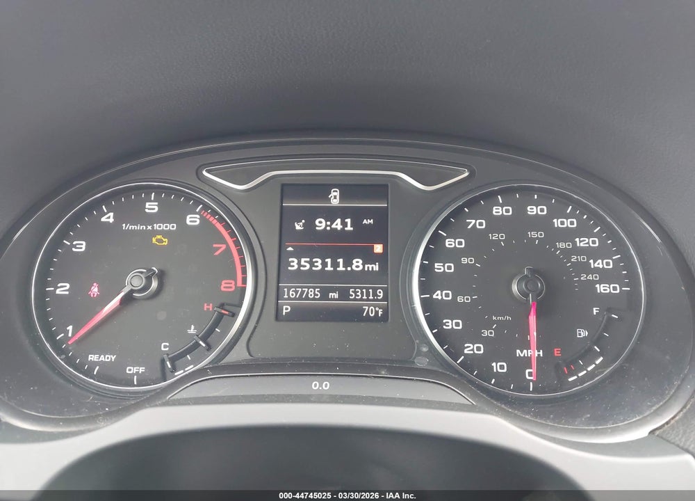 2016 AUDI A3 1.8T PREMIUM VIN: WAUC7GFF2G1003786