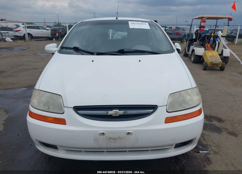 2004 CHEVROLET AVEO SPECIAL VALUE VIN: KL1TD62654B266489