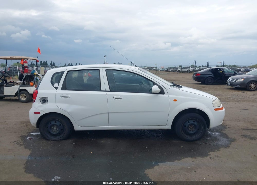 2004 CHEVROLET AVEO SPECIAL VALUE VIN: KL1TD62654B266489