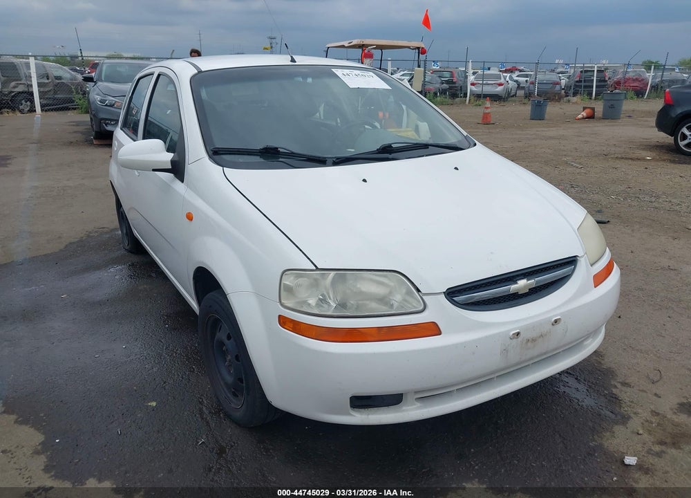 2004 CHEVROLET AVEO SPECIAL VALUE VIN: KL1TD62654B266489
