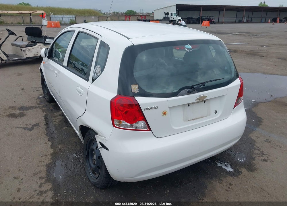 2004 CHEVROLET AVEO SPECIAL VALUE VIN: KL1TD62654B266489