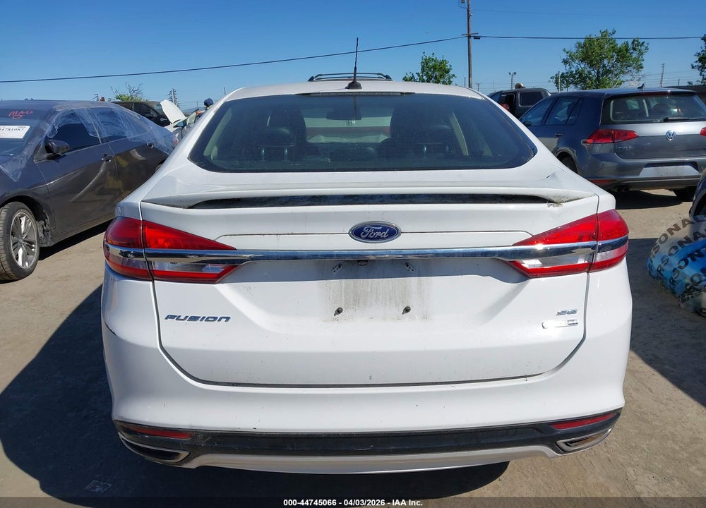 2017 FORD FUSION SE VIN: 3FA6P0T96HR324197