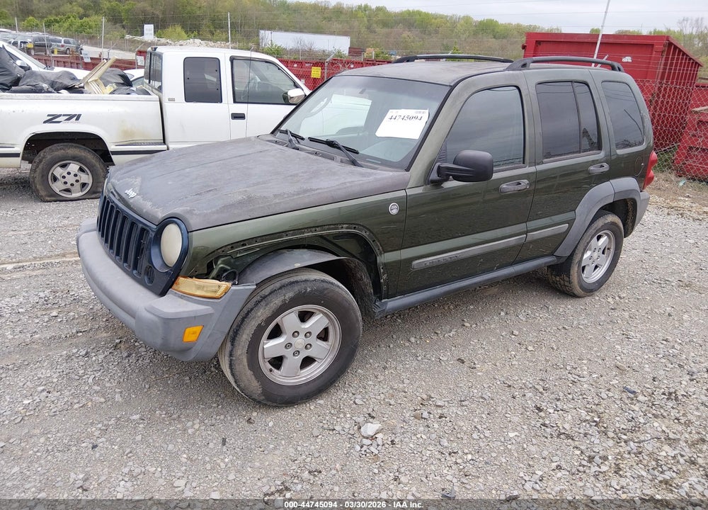 2007 JEEP LIBERTY SPORT VIN: 1J4GL48K87W536506