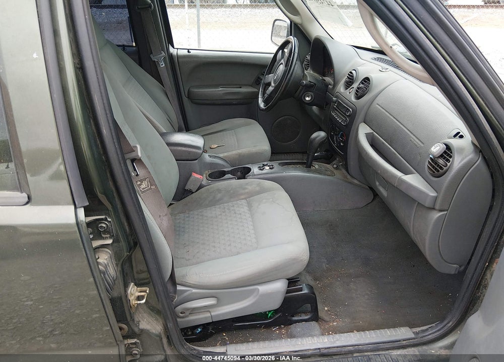 2007 JEEP LIBERTY SPORT VIN: 1J4GL48K87W536506