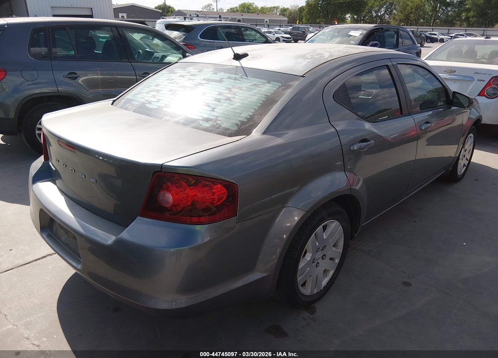 2013 AVENGER DODGE  SE VIN: 1C3CDZAB5DN731168