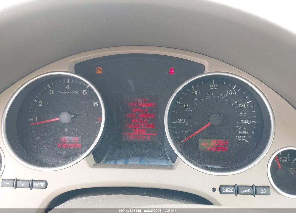 2005 AUDI A4 3.0 VIN: WAUDT48H55K013751