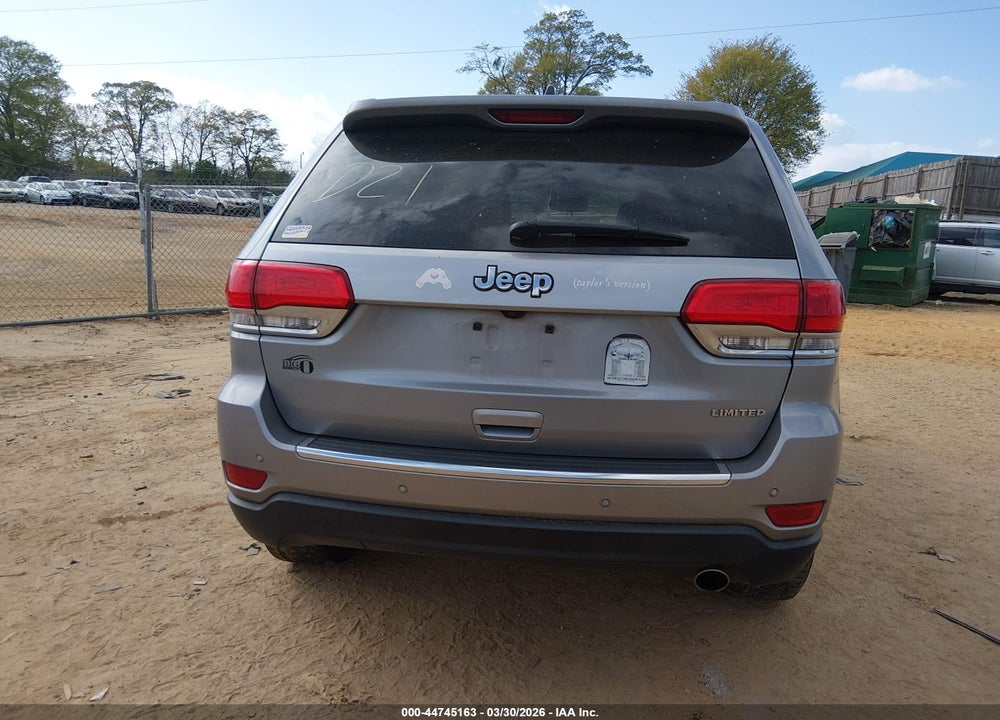 2019 JEEP GRAND CHEROKEE LIMITED 4X2 VIN: 1C4RJEBG9KC715291