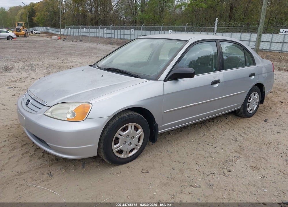 2001 HONDA CIVIC LX VIN: 2HGES16571H590849
