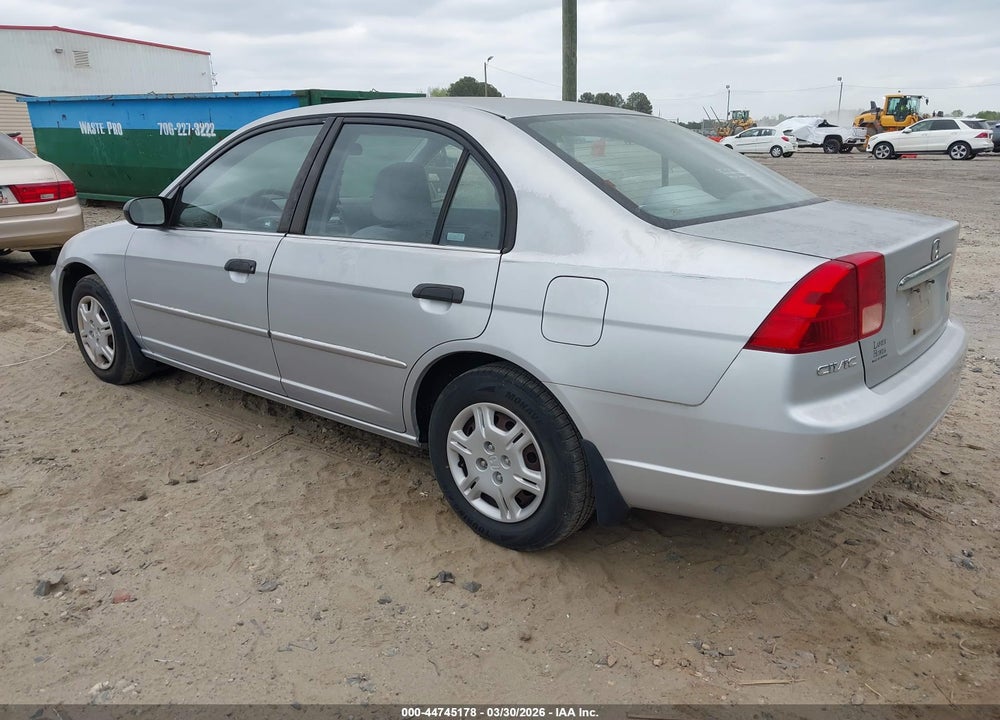 2001 HONDA CIVIC LX VIN: 2HGES16571H590849