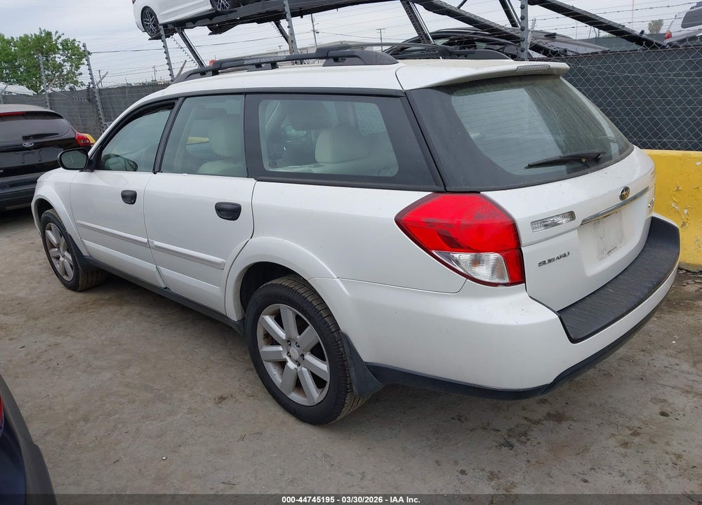 2009 SUBARU OUTBACK 2.5I VIN: 4S4BP61C897347950