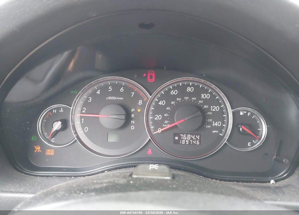 2009 SUBARU OUTBACK 2.5I VIN: 4S4BP61C897347950