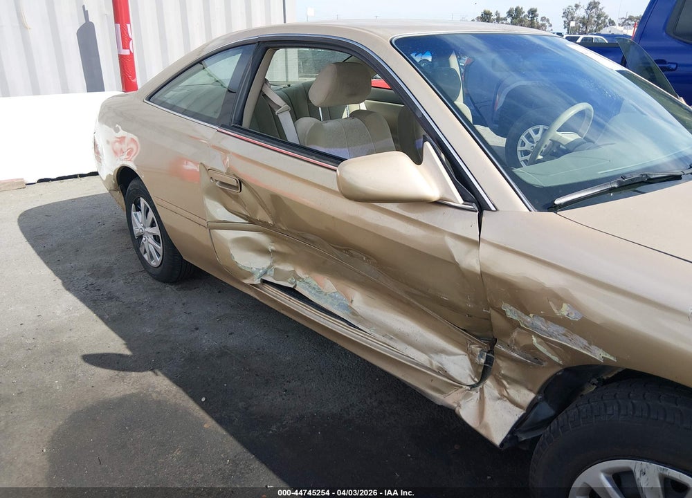 2000 TOYOTA CAMRY SOLARA SE VIN: 2T1CG22P0YC320659