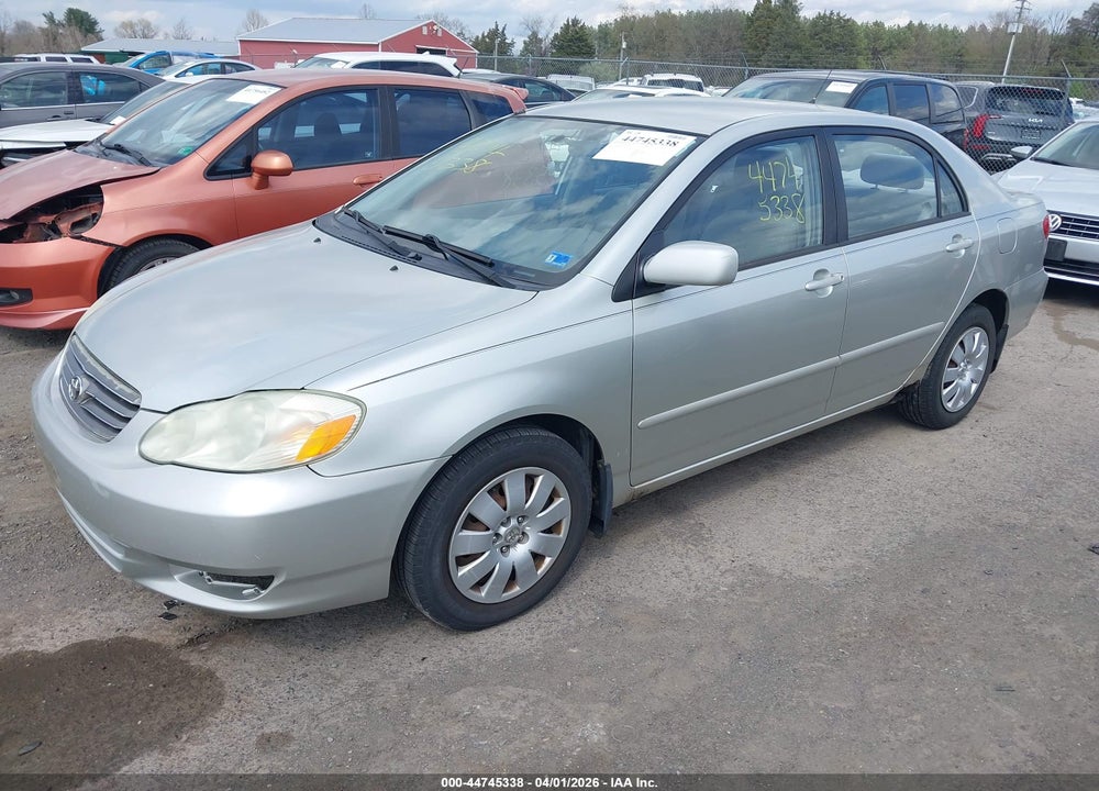 2003 TOYOTA COROLLA LE VIN: JTDBR32E030018513