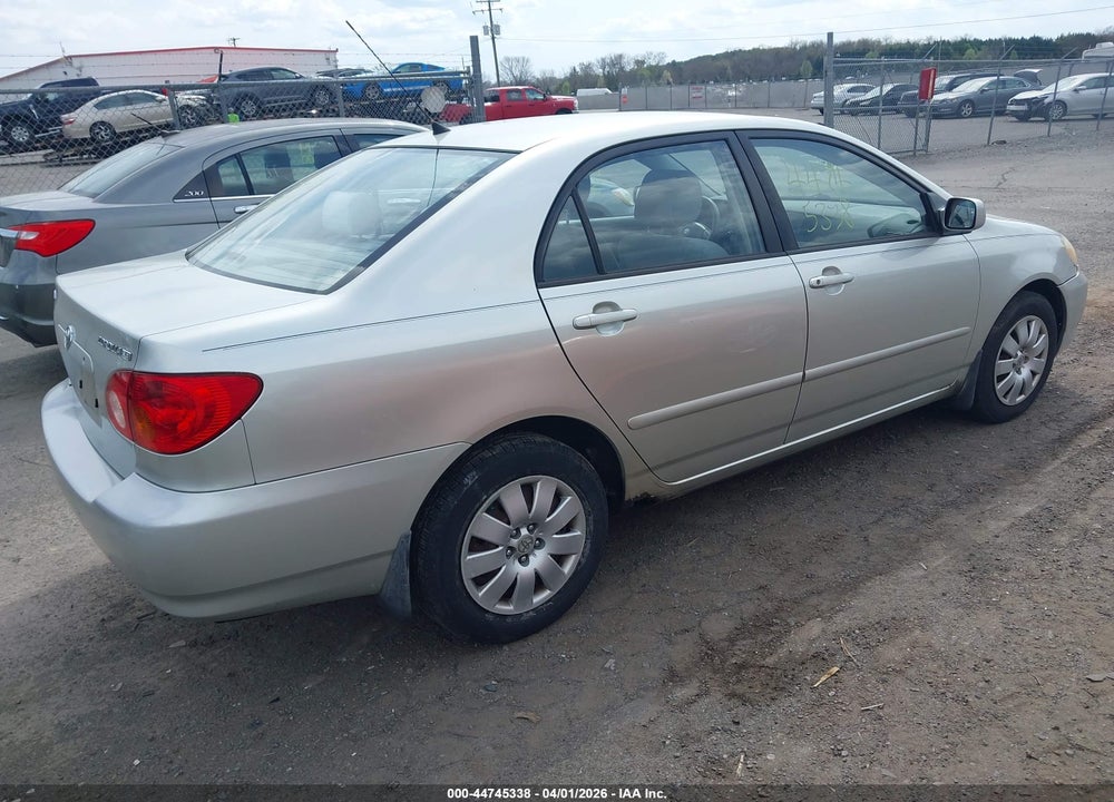 2003 TOYOTA COROLLA LE VIN: JTDBR32E030018513