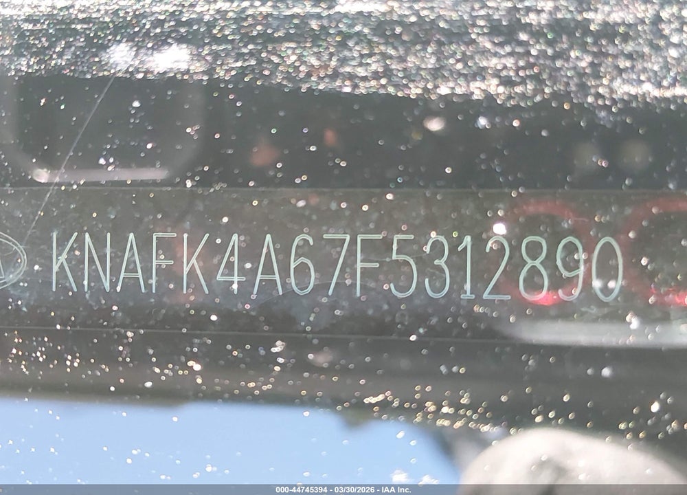 2015 KIA FORTE LX VIN: KNAFK4A67F5312890