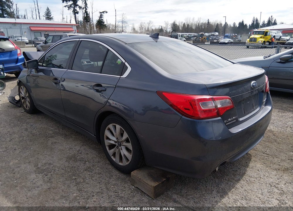 2016 SUBARU LEGACY 2.5I PREMIUM VIN: 4S3BNAC65G3054421