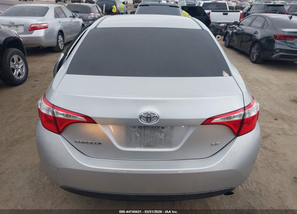 2016 TOYOTA COROLLA LE PLUS VIN: 5YFBURHE5GP531096
