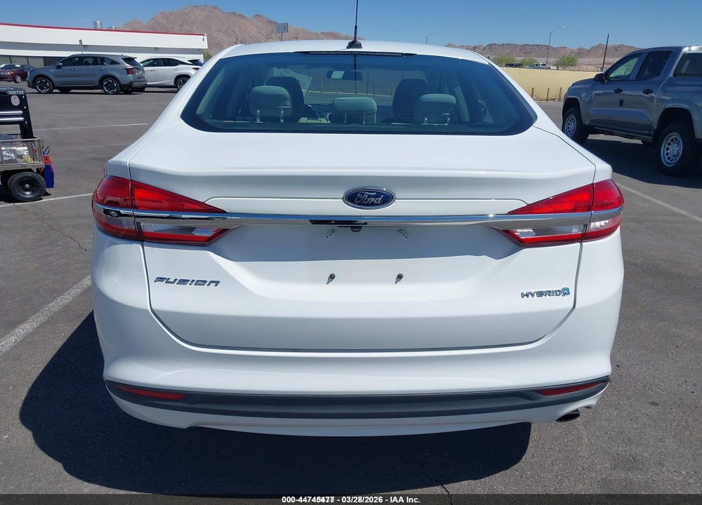 2018 FORD FUSION HYBRID S VIN: 3FA6P0UU9JR254610