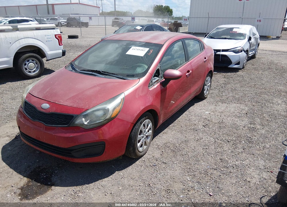 2014 KIA RIO LX VIN: KNADM4A33E6376568