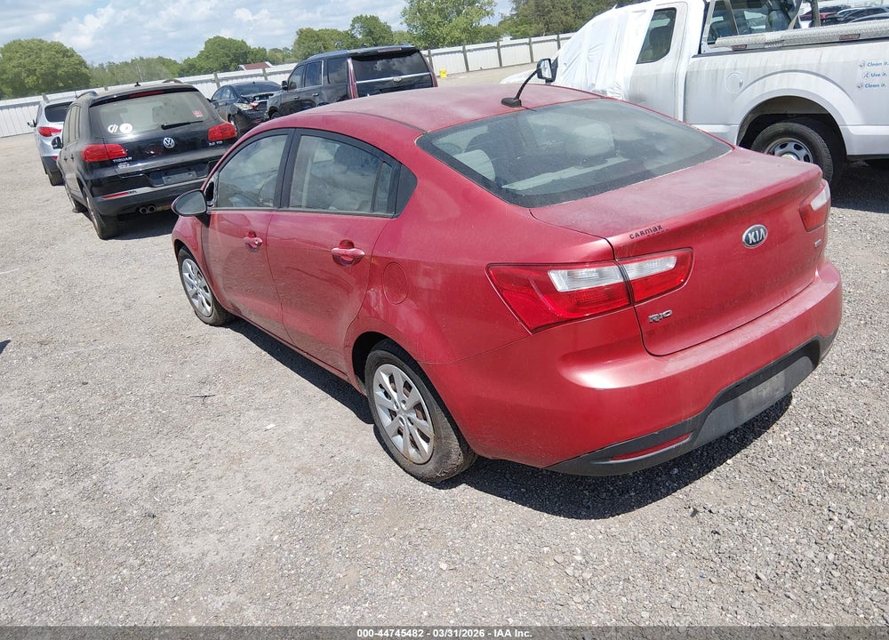 2014 KIA RIO LX VIN: KNADM4A33E6376568