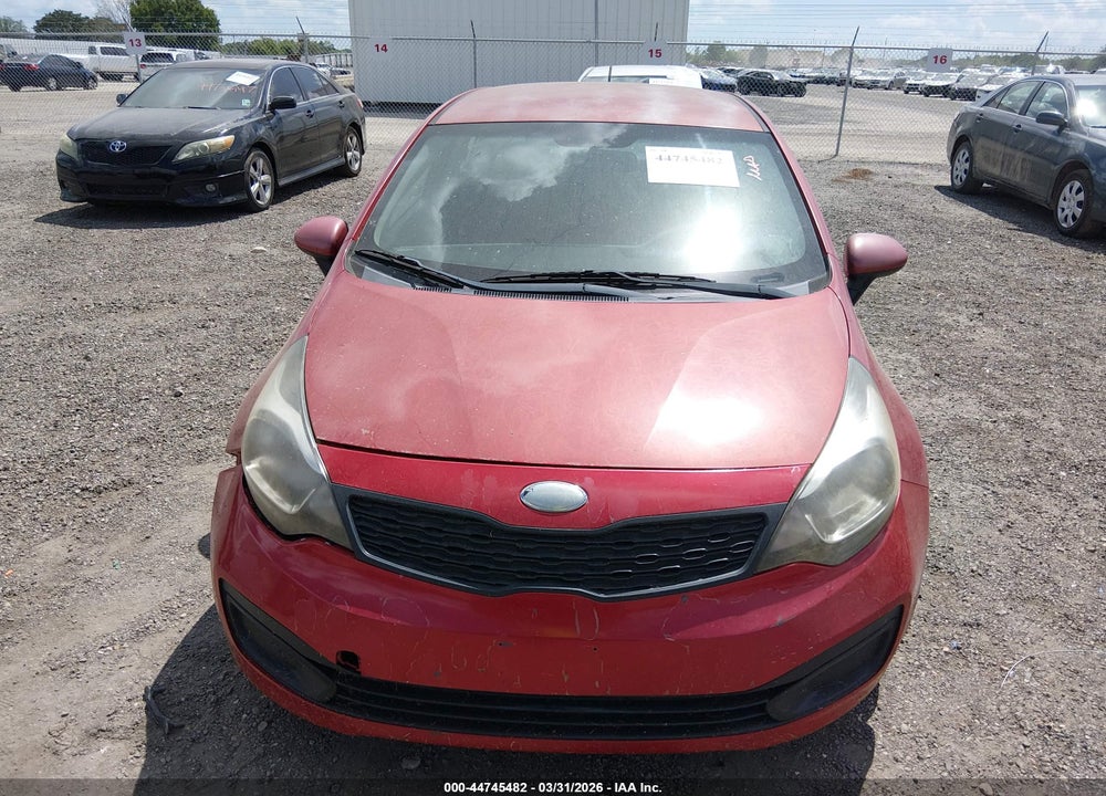 2014 KIA RIO LX VIN: KNADM4A33E6376568